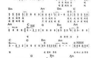 怎样看简谱弹电子琴 电子琴简谱大全100首