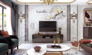 中式电视背景墙